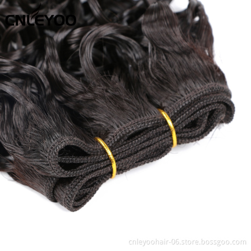 Discount direct sale bulk durable synthetic fiber 8 inch woven curly hair wig